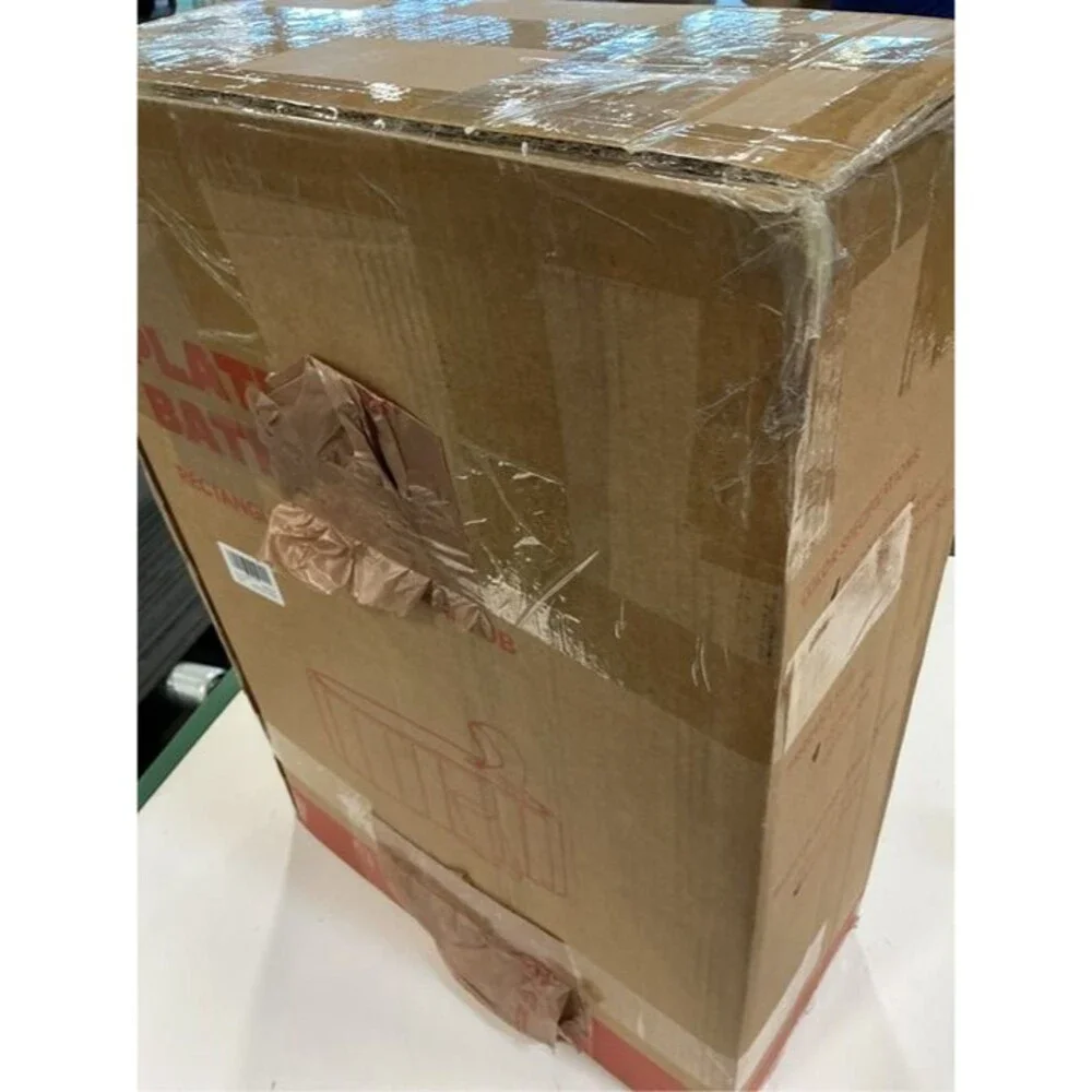 Portable Foldable Bathtub 47 Inch Large Freestanding Adult Open Box 7035FT